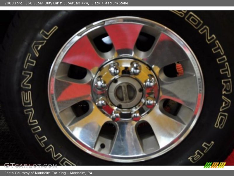 Black / Medium Stone 2008 Ford F350 Super Duty Lariat SuperCab 4x4