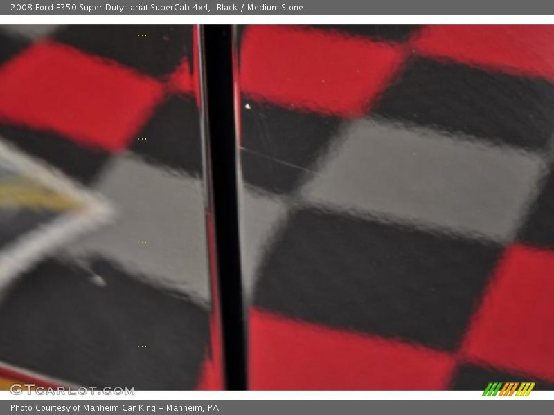 Black / Medium Stone 2008 Ford F350 Super Duty Lariat SuperCab 4x4