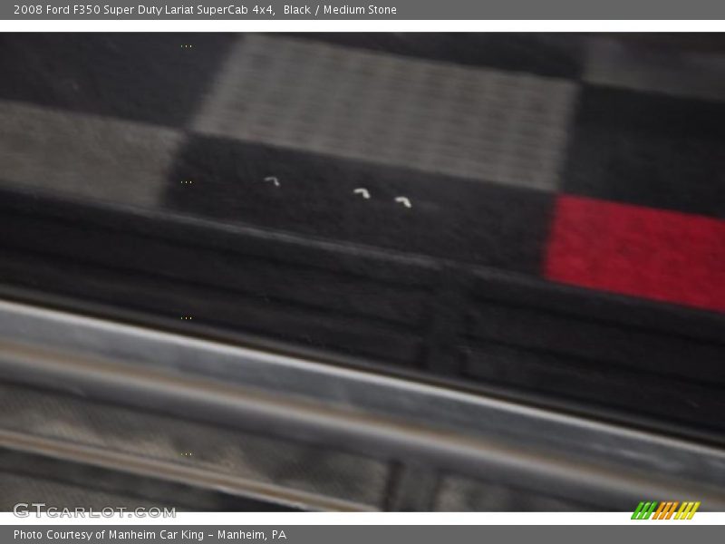 Black / Medium Stone 2008 Ford F350 Super Duty Lariat SuperCab 4x4