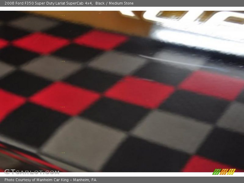 Black / Medium Stone 2008 Ford F350 Super Duty Lariat SuperCab 4x4
