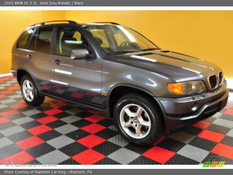 Steel Grey Metallic / Black 2003 BMW X5 3.0i