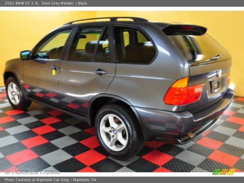 Steel Grey Metallic / Black 2003 BMW X5 3.0i