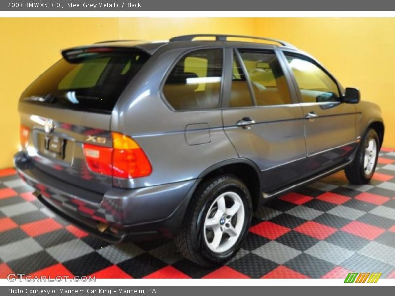 Steel Grey Metallic / Black 2003 BMW X5 3.0i