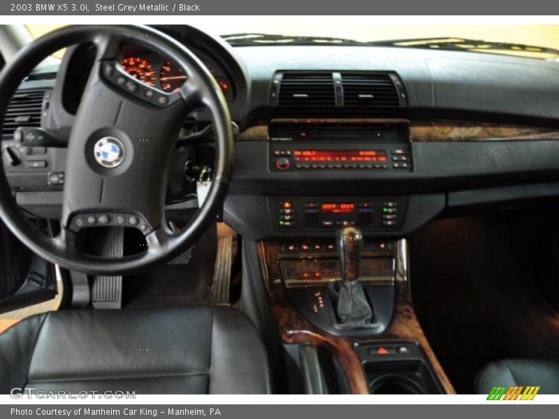 Steel Grey Metallic / Black 2003 BMW X5 3.0i