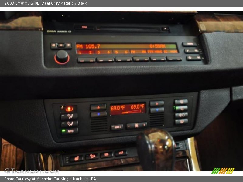 Steel Grey Metallic / Black 2003 BMW X5 3.0i
