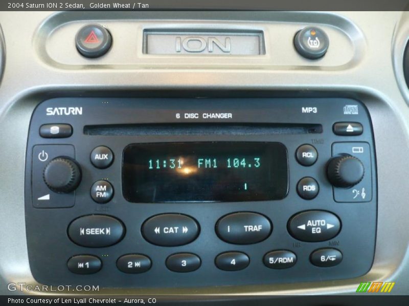 Controls of 2004 ION 2 Sedan
