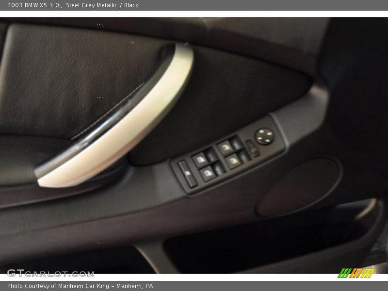 Steel Grey Metallic / Black 2003 BMW X5 3.0i