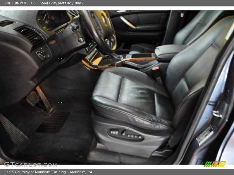 Steel Grey Metallic / Black 2003 BMW X5 3.0i