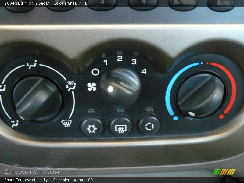 Controls of 2004 ION 2 Sedan