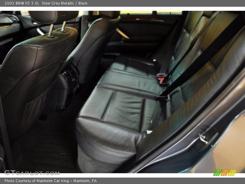 Steel Grey Metallic / Black 2003 BMW X5 3.0i