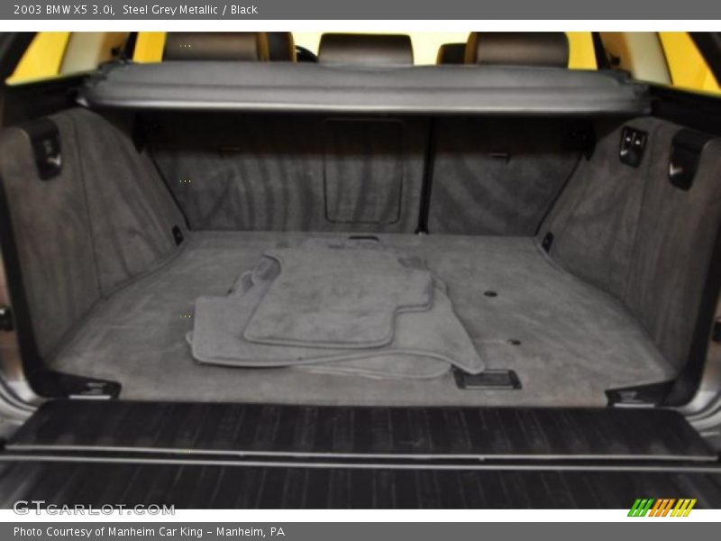 Steel Grey Metallic / Black 2003 BMW X5 3.0i