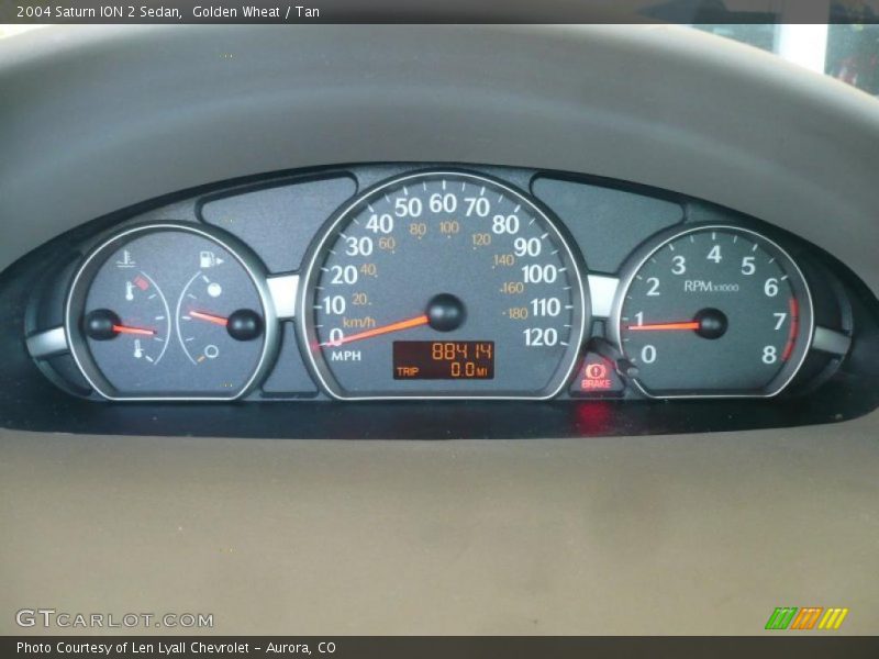  2004 ION 2 Sedan 2 Sedan Gauges
