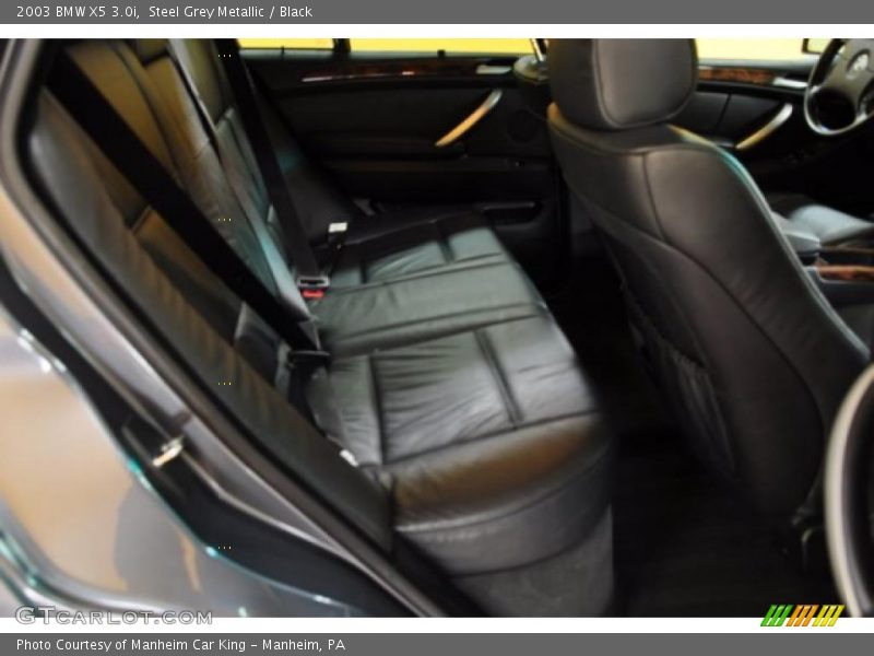 Steel Grey Metallic / Black 2003 BMW X5 3.0i