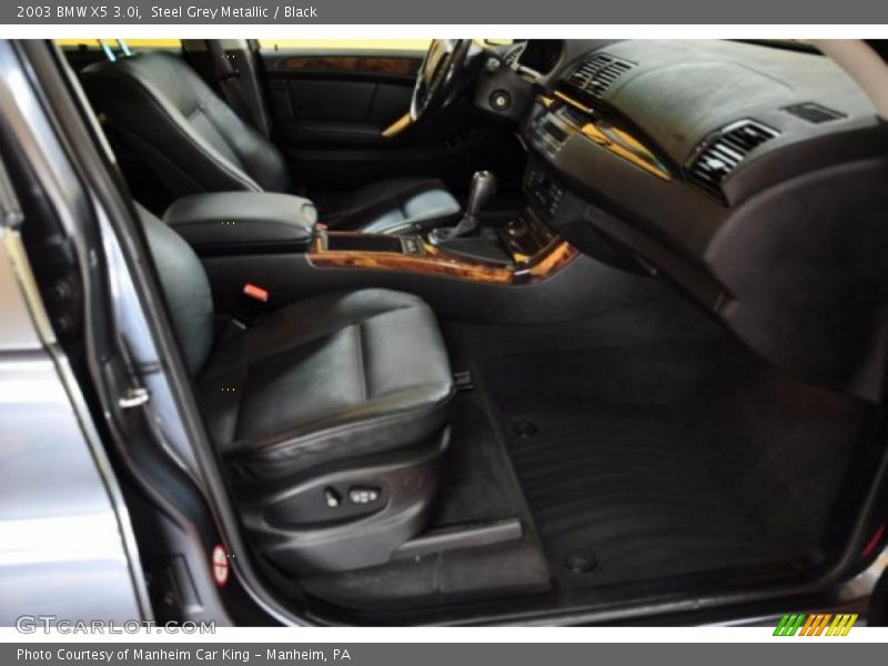 Steel Grey Metallic / Black 2003 BMW X5 3.0i