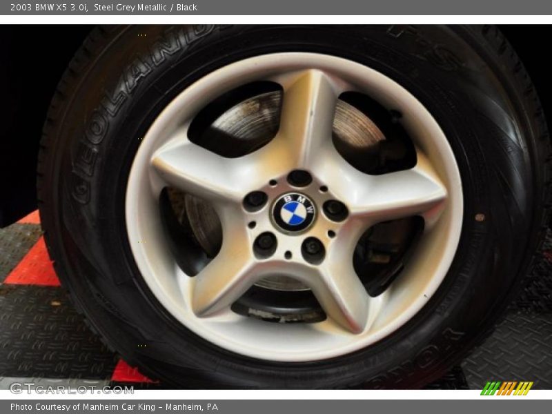 Steel Grey Metallic / Black 2003 BMW X5 3.0i