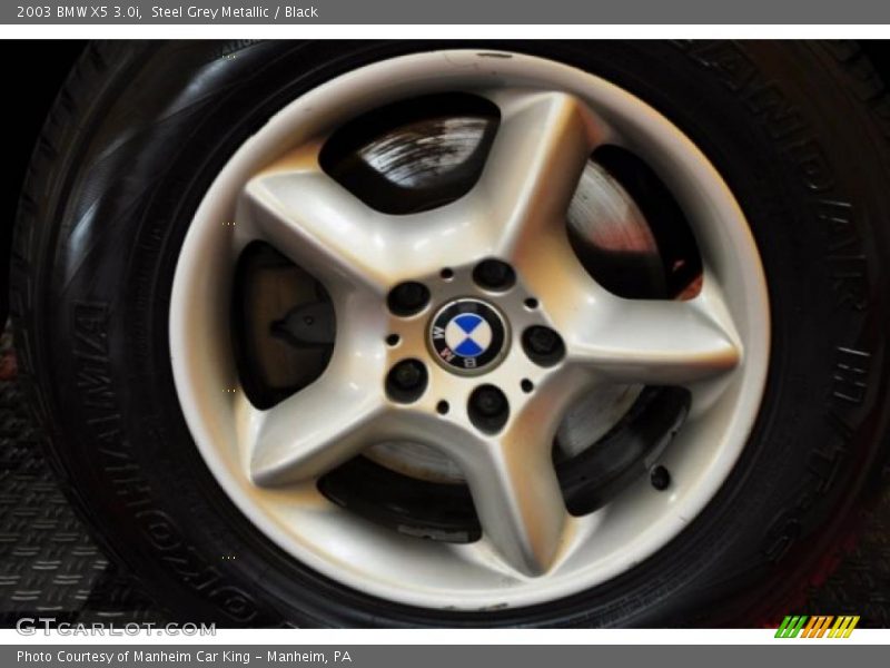 Steel Grey Metallic / Black 2003 BMW X5 3.0i