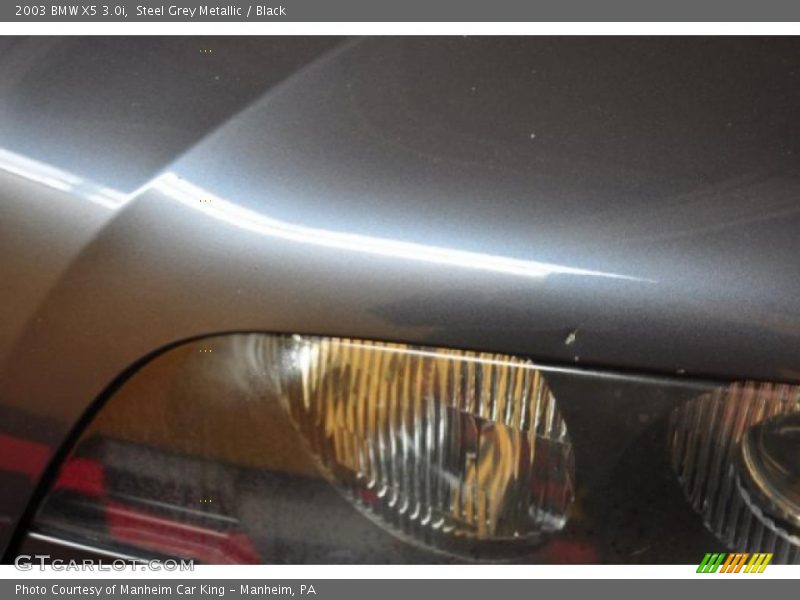 Steel Grey Metallic / Black 2003 BMW X5 3.0i