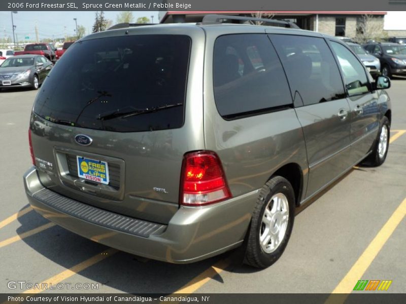 Spruce Green Metallic / Pebble Beige 2006 Ford Freestar SEL