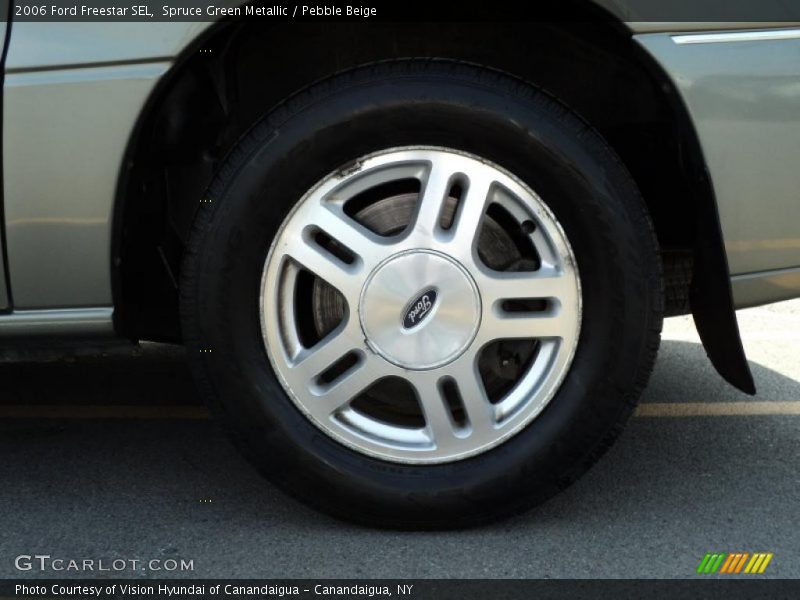 Spruce Green Metallic / Pebble Beige 2006 Ford Freestar SEL