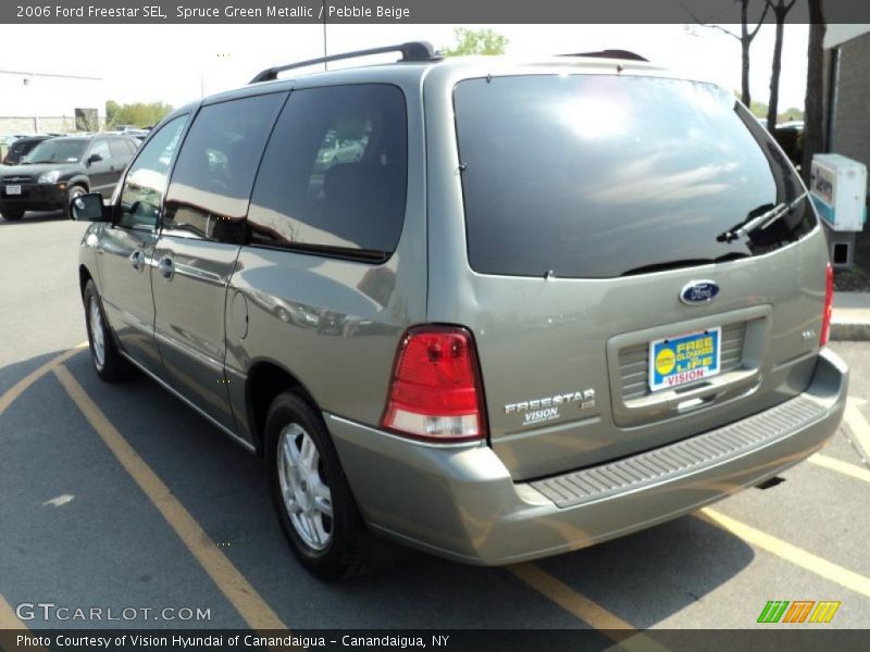 Spruce Green Metallic / Pebble Beige 2006 Ford Freestar SEL