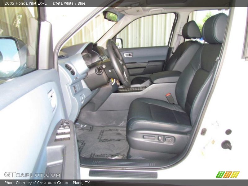  2009 Pilot EX-L Blue Interior