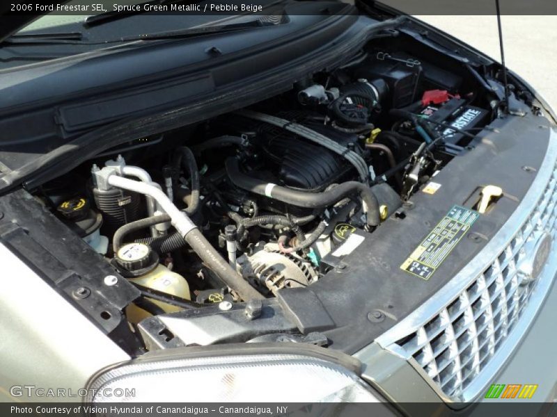 Spruce Green Metallic / Pebble Beige 2006 Ford Freestar SEL