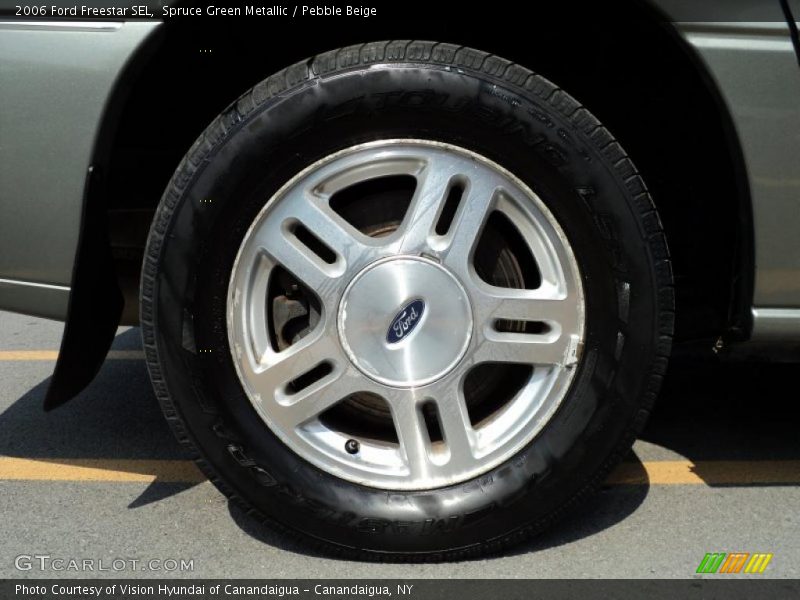 Spruce Green Metallic / Pebble Beige 2006 Ford Freestar SEL