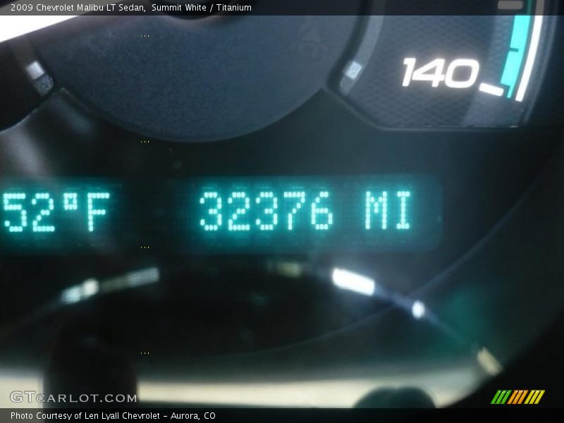 Summit White / Titanium 2009 Chevrolet Malibu LT Sedan