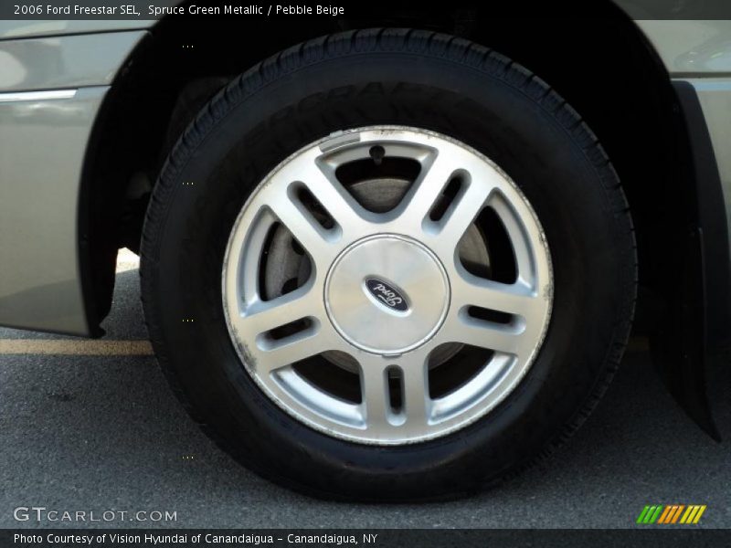 Spruce Green Metallic / Pebble Beige 2006 Ford Freestar SEL