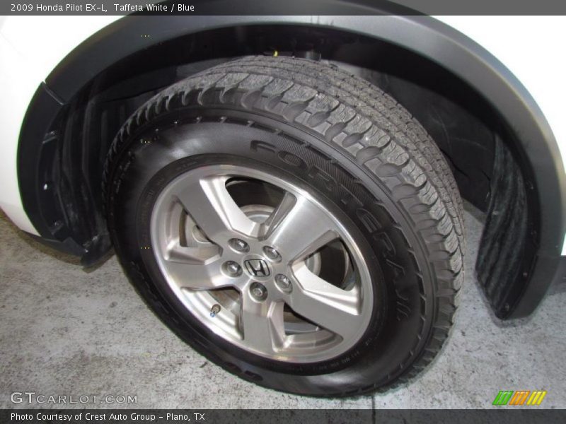 Taffeta White / Blue 2009 Honda Pilot EX-L
