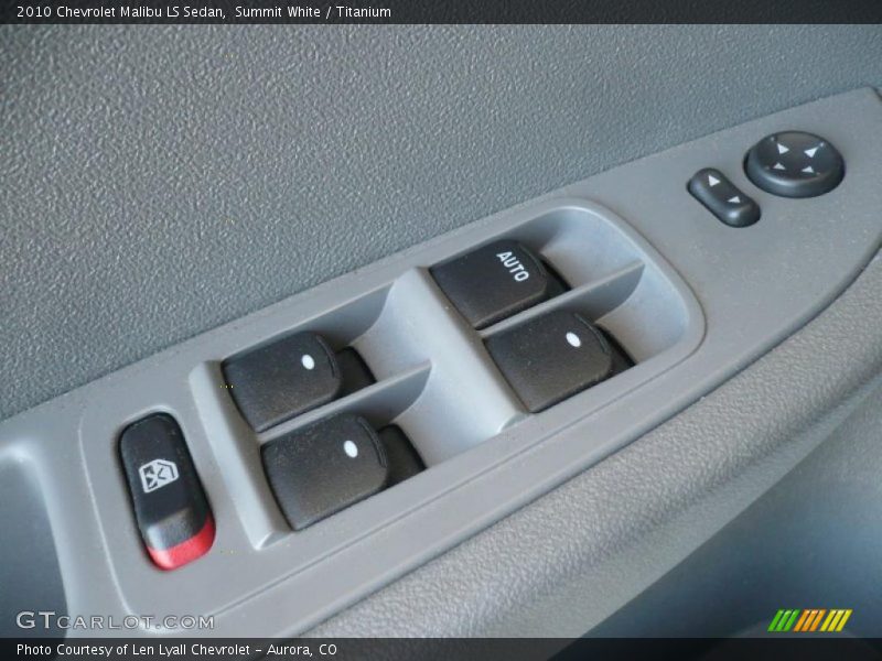 Summit White / Titanium 2010 Chevrolet Malibu LS Sedan