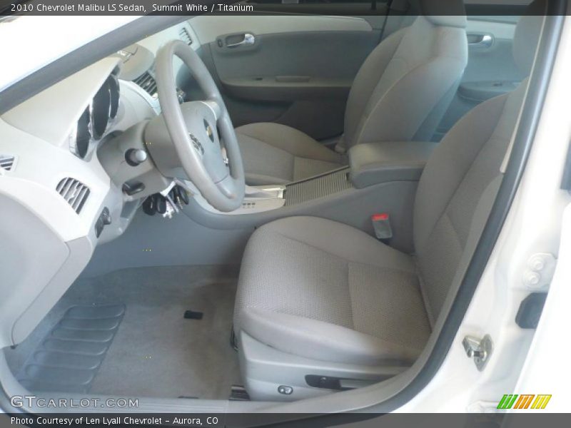  2010 Malibu LS Sedan Titanium Interior