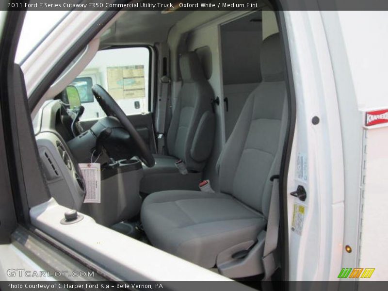  2011 E Series Cutaway E350 Commercial Utility Truck Medium Flint Interior