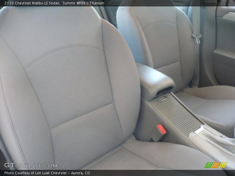 Summit White / Titanium 2010 Chevrolet Malibu LS Sedan