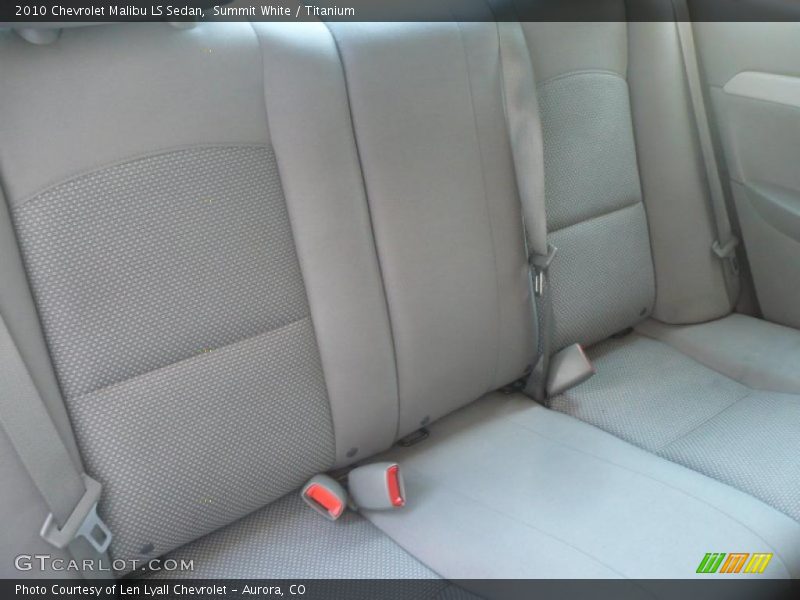 Summit White / Titanium 2010 Chevrolet Malibu LS Sedan