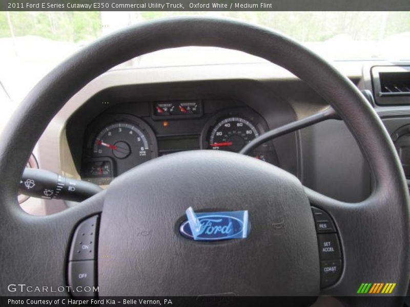 Oxford White / Medium Flint 2011 Ford E Series Cutaway E350 Commercial Utility Truck