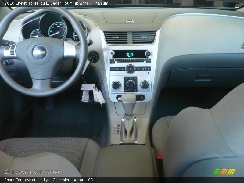 Dashboard of 2010 Malibu LS Sedan