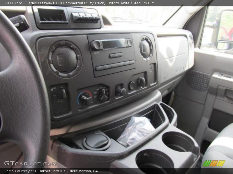 Oxford White / Medium Flint 2011 Ford E Series Cutaway E350 Commercial Utility Truck