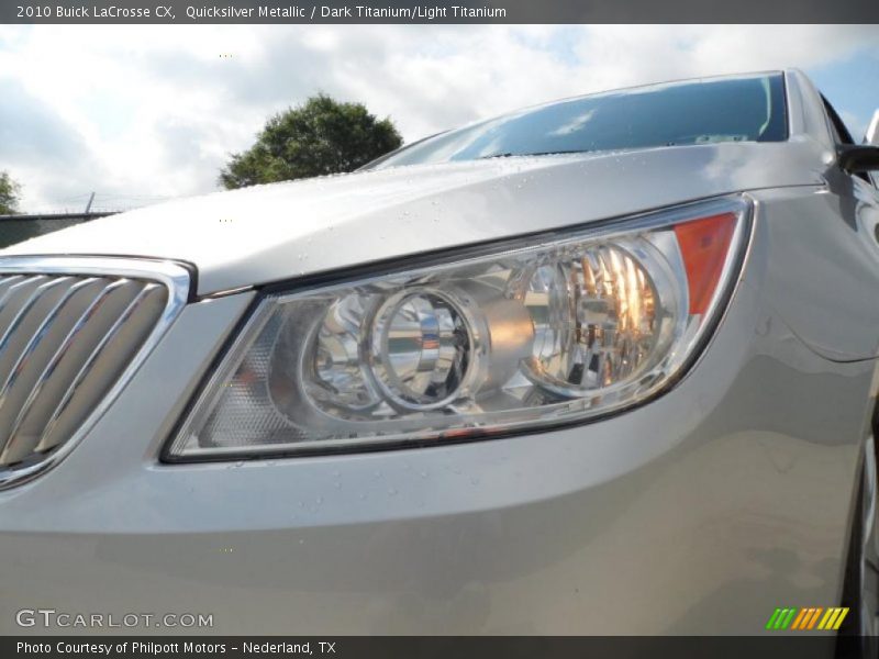 Quicksilver Metallic / Dark Titanium/Light Titanium 2010 Buick LaCrosse CX