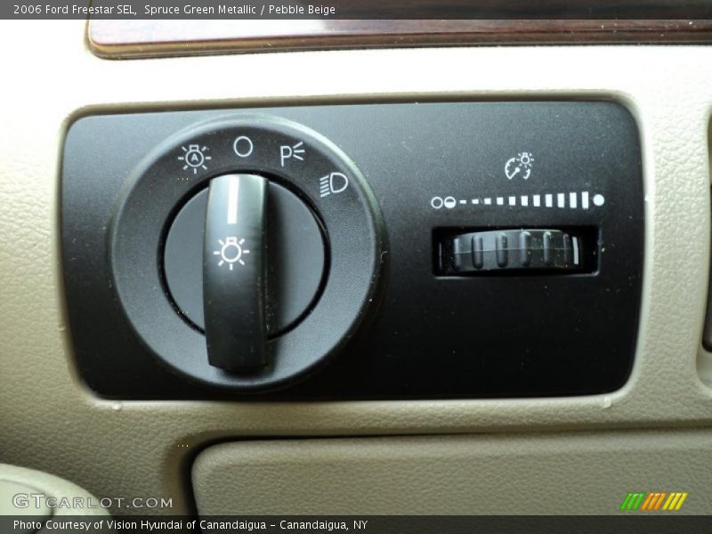 Controls of 2006 Freestar SEL