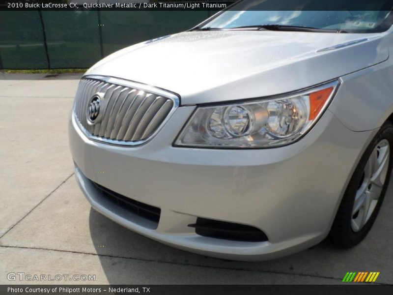Quicksilver Metallic / Dark Titanium/Light Titanium 2010 Buick LaCrosse CX