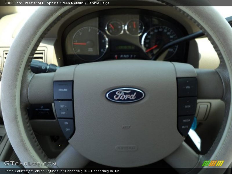 Spruce Green Metallic / Pebble Beige 2006 Ford Freestar SEL