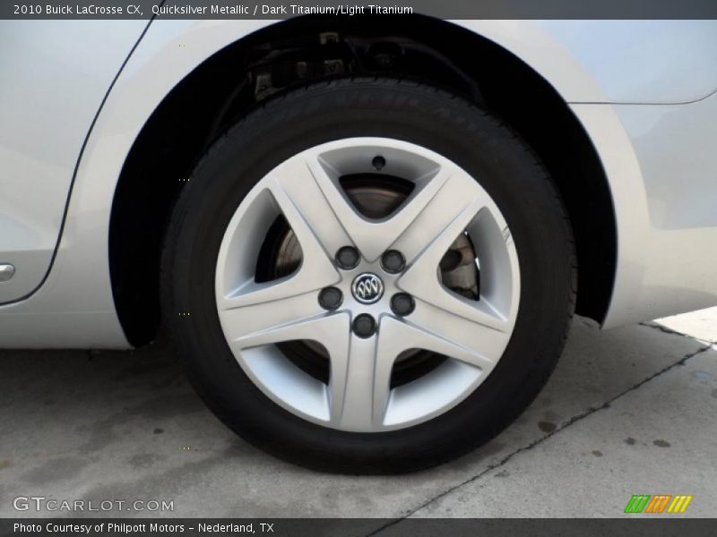 Quicksilver Metallic / Dark Titanium/Light Titanium 2010 Buick LaCrosse CX