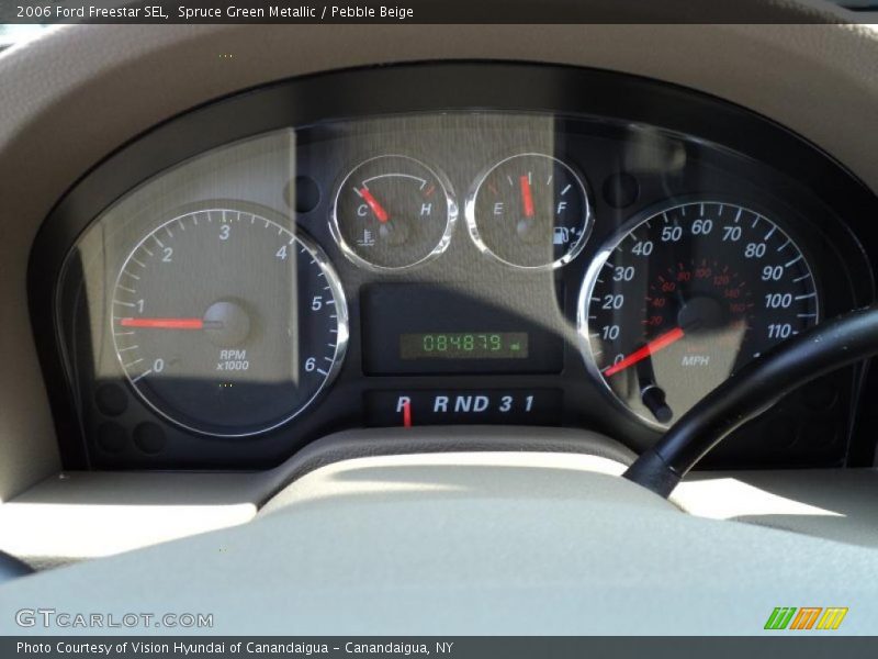 Spruce Green Metallic / Pebble Beige 2006 Ford Freestar SEL