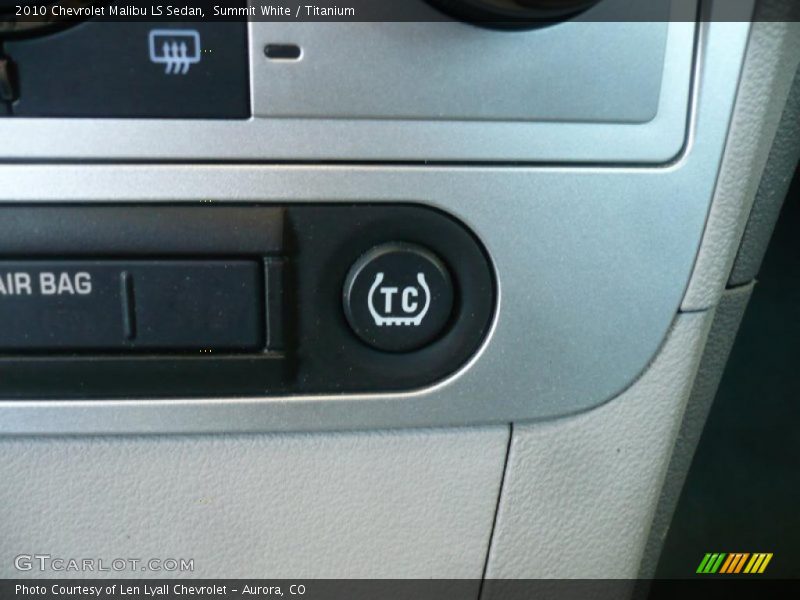 Summit White / Titanium 2010 Chevrolet Malibu LS Sedan