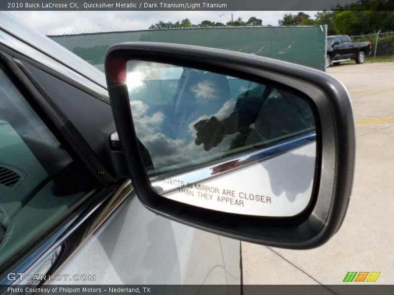 Quicksilver Metallic / Dark Titanium/Light Titanium 2010 Buick LaCrosse CX
