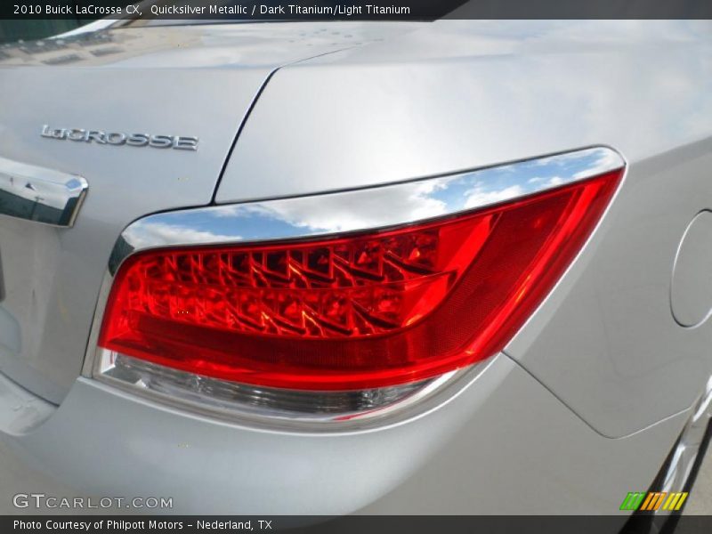 Quicksilver Metallic / Dark Titanium/Light Titanium 2010 Buick LaCrosse CX