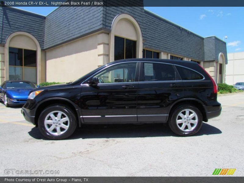 Nighthawk Black Pearl / Black 2008 Honda CR-V EX-L