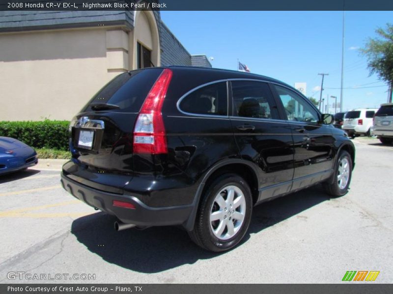 Nighthawk Black Pearl / Black 2008 Honda CR-V EX-L