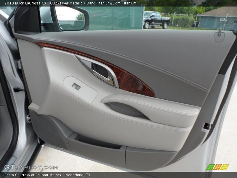 Quicksilver Metallic / Dark Titanium/Light Titanium 2010 Buick LaCrosse CX